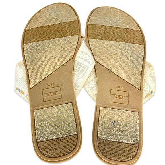 🧜🏼‍♀️Tom’s Boho Flats / Sandals Size 10W! - Picture 7 of 8